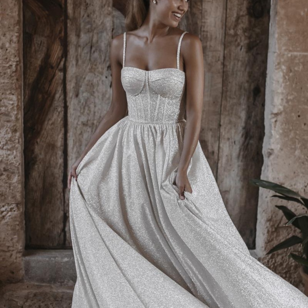 Elegant White Evening Gown